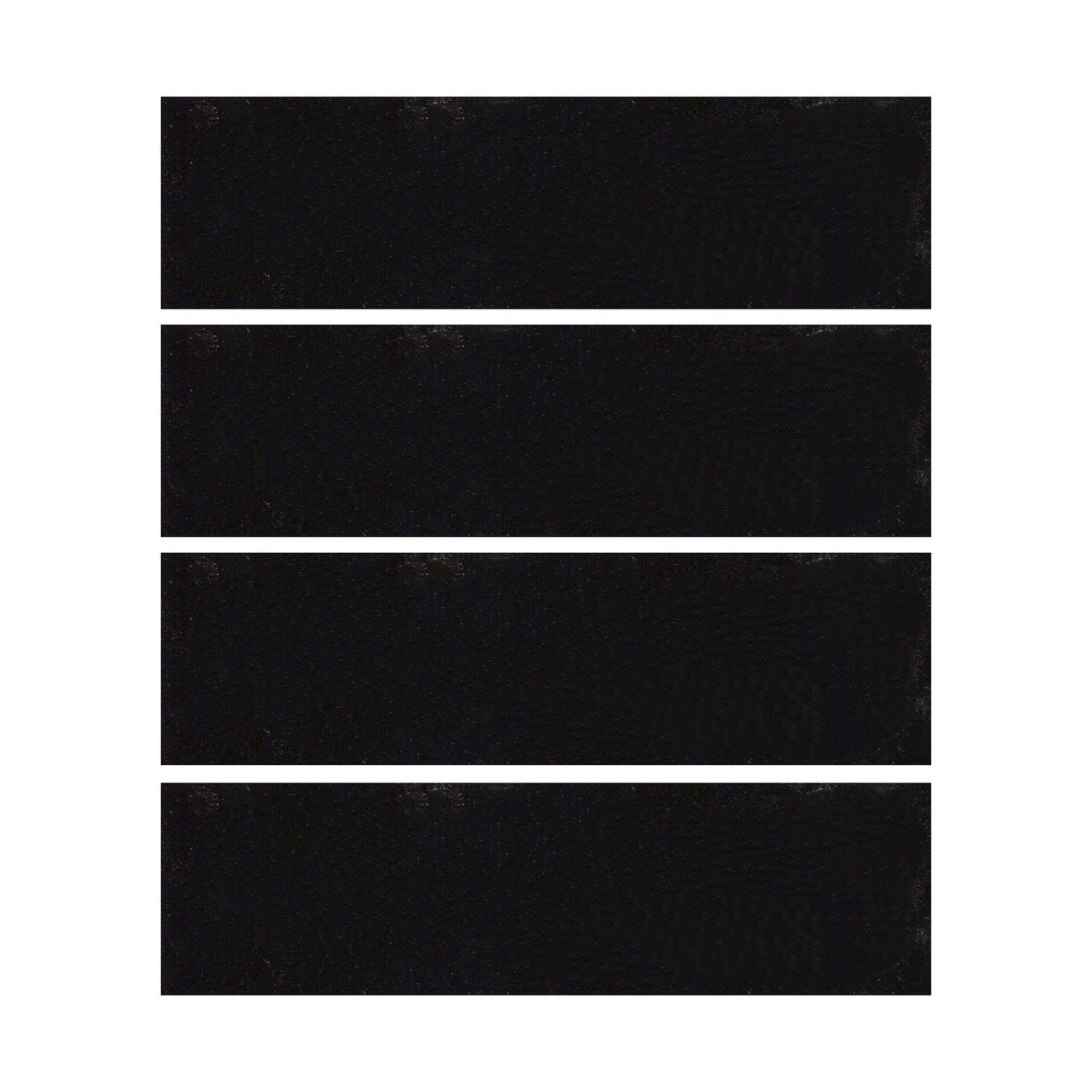 Black  2" x 6" (4 SF or 28 LF)